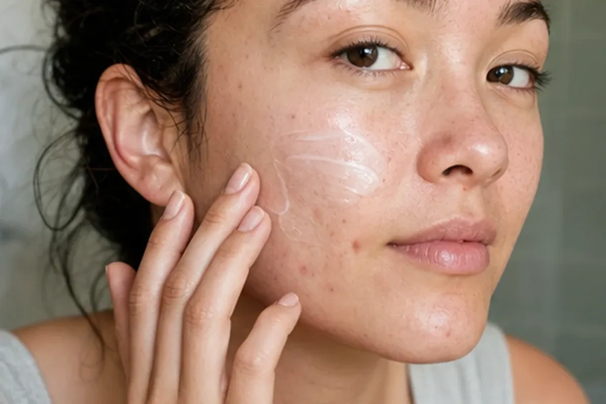 Authentische Beauty-Routine passend zum Thema Sonnenschutz für empfindliche Haut