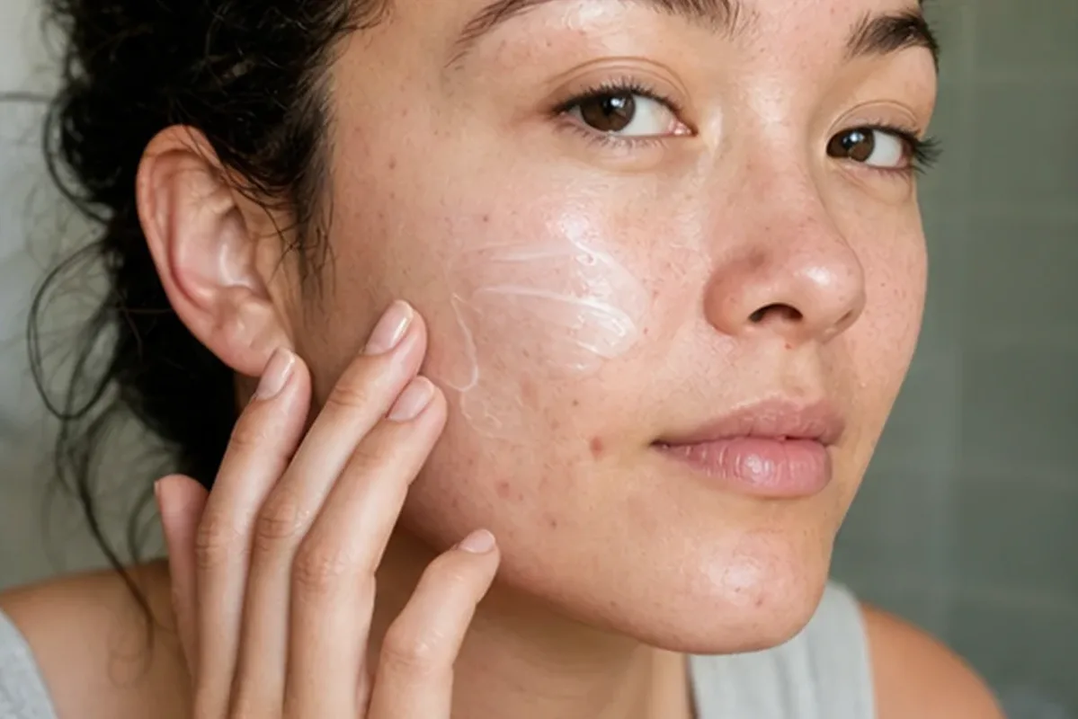 Redaktioneller Beauty-Moment zur Ausgangslage bei Chemisches Peeling für Mischhaut