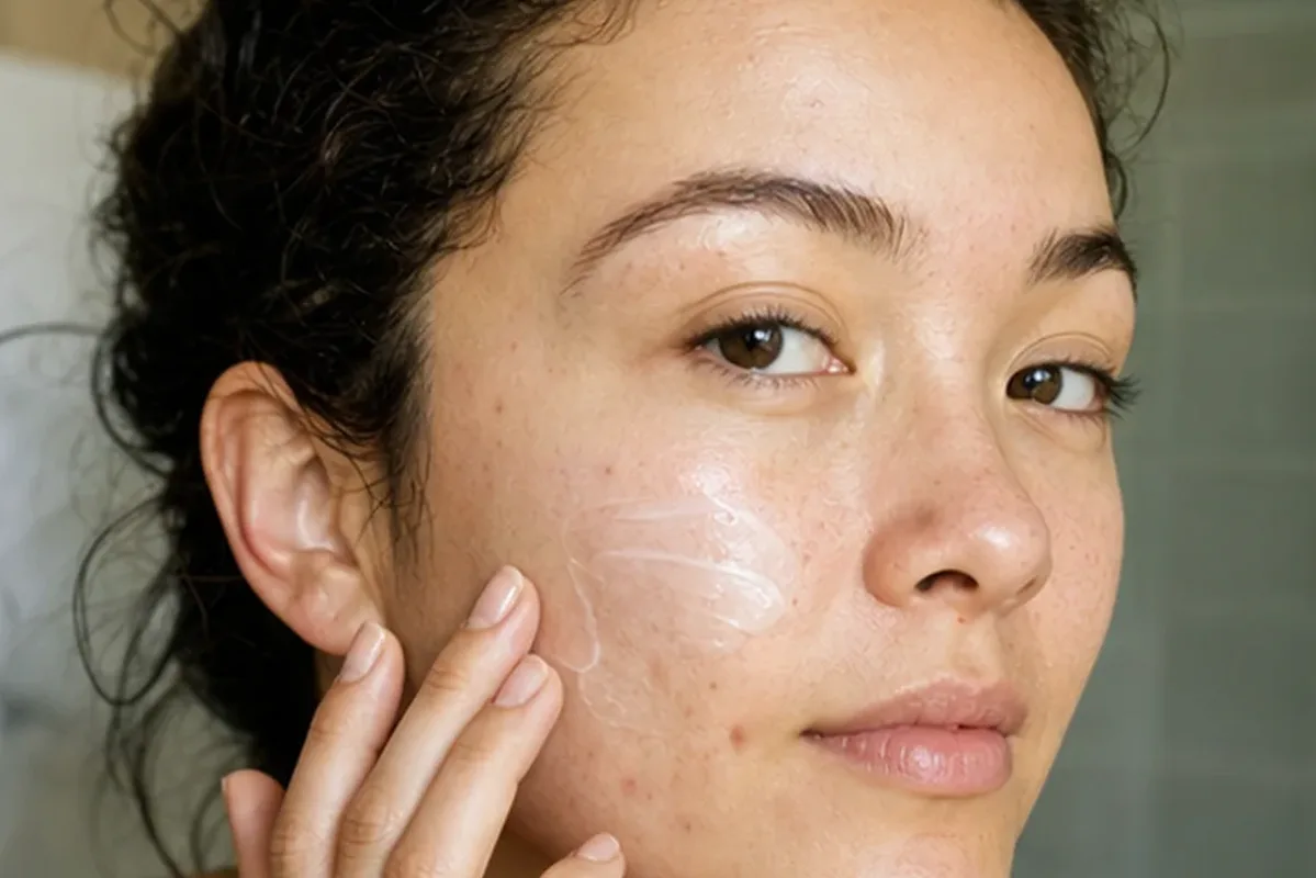Redaktioneller Beauty-Moment zur Ausgangslage bei Retinol-Serum für unreine Haut