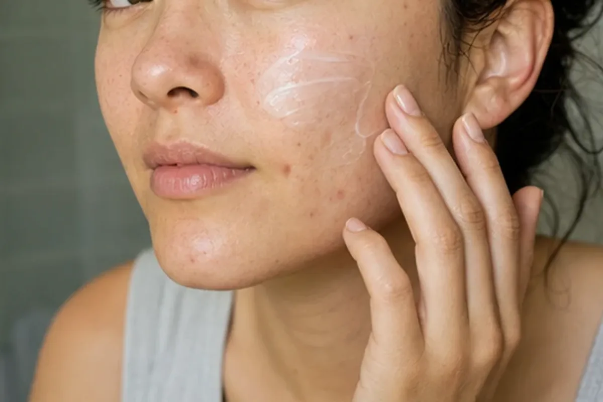 Hochwertige Beauty-Inszenierung zu Auswahlkriterien für Gesichtsmaske für empfindliche Haut