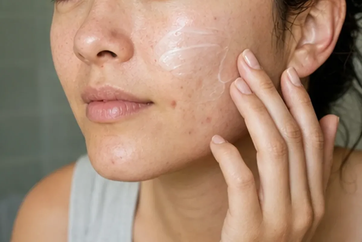 Authentische Beauty-Routine passend zum Thema Niacinamid-Serum für Mischhaut