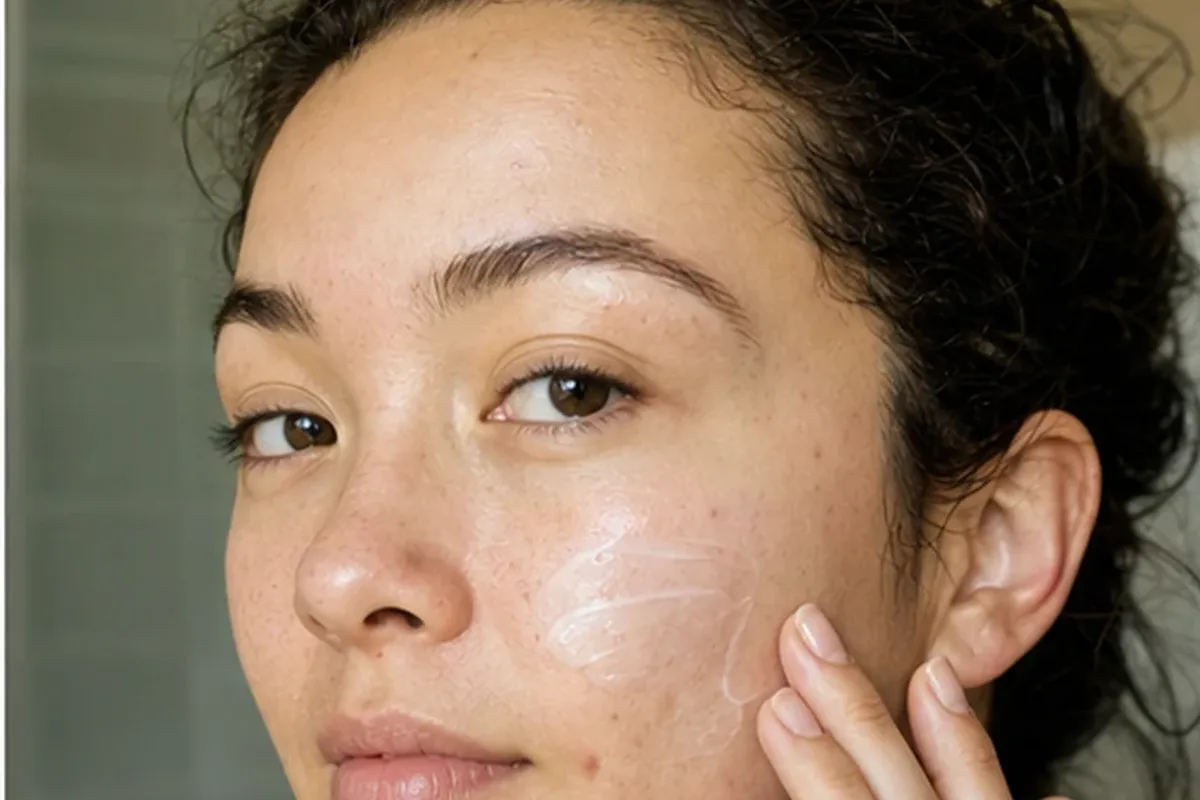 Authentische Beauty-Routine passend zum Thema Chemisches Peeling für empfindliche Haut