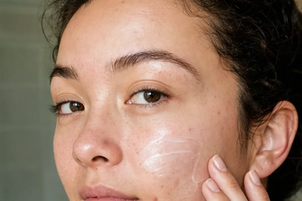 Hochwertige Beauty-Inszenierung zu Auswahlkriterien für Hautbarriere-Pflege für fettige Haut