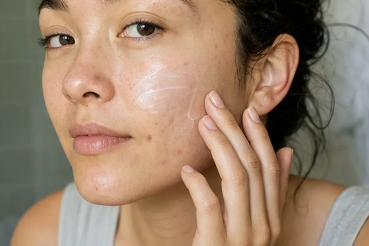 Authentische Beauty-Routine passend zum Thema Sonnenschutz bei Rötungen