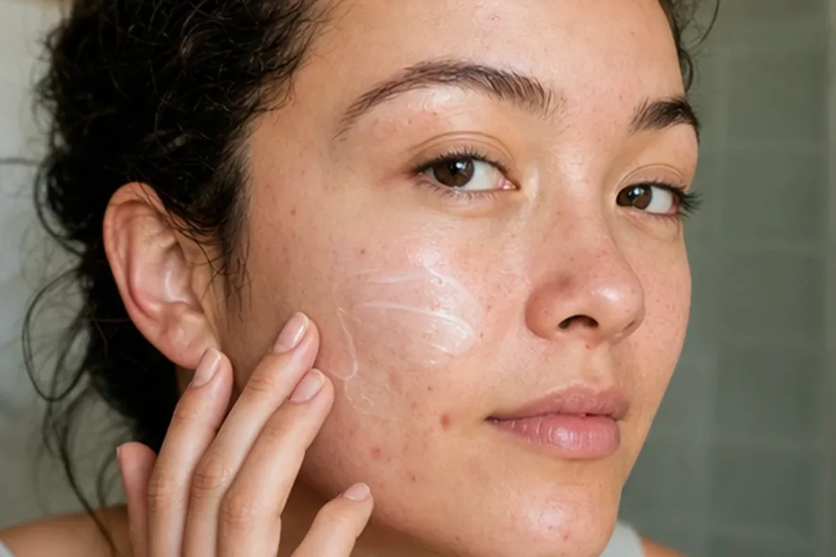 Emotionaler und authentischer Anwendungsmoment rund um Chemisches Peeling bei Pigmentflecken