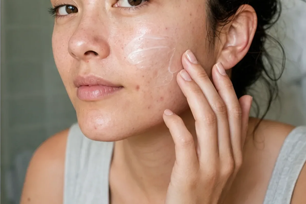 Redaktioneller Beauty-Moment zur Ausgangslage bei Reinigungsöl bei Rötungen