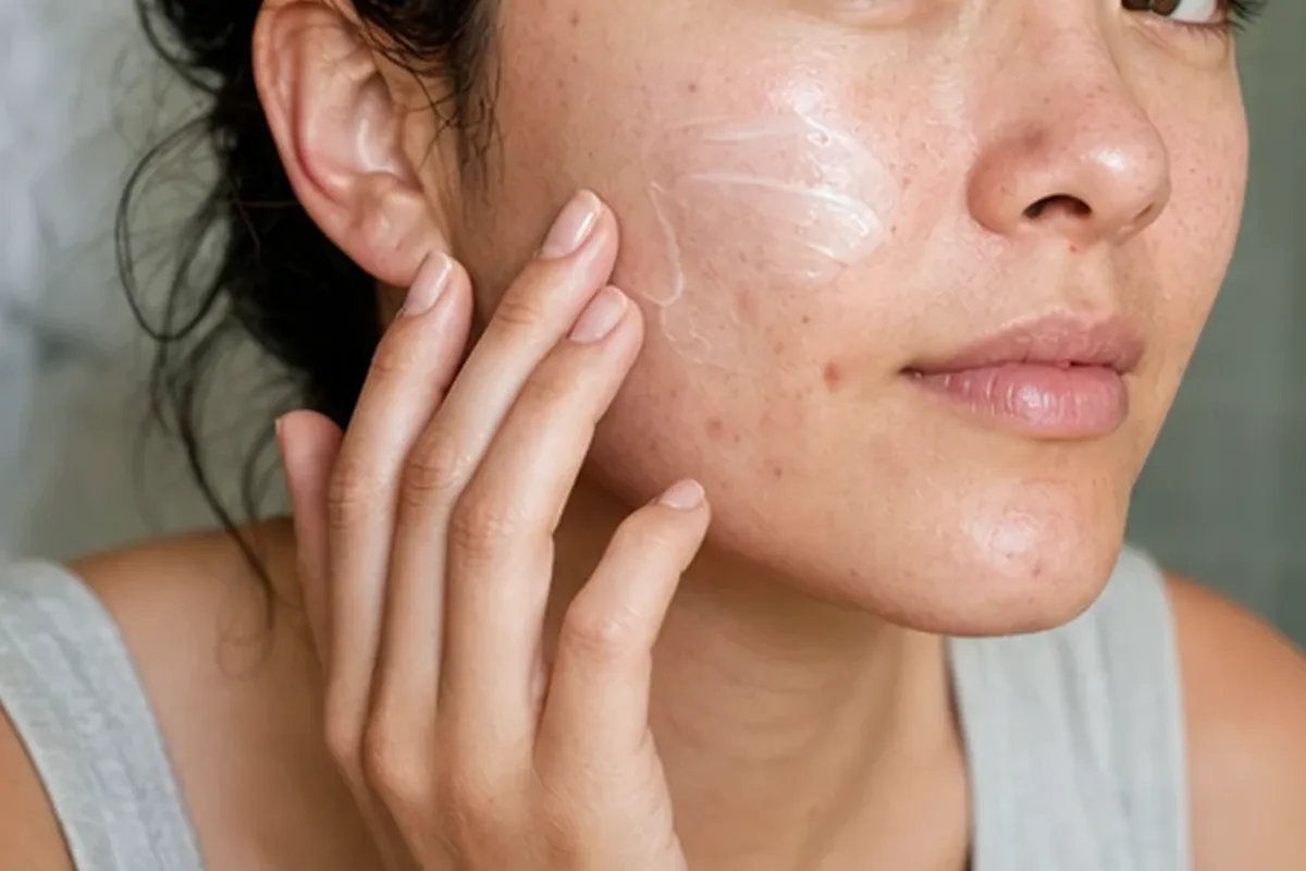 Authentische Beauty-Routine passend zum Thema Retinol-Serum bei Pigmentflecken