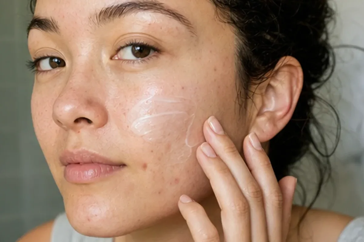 Authentische Beauty-Routine passend zum Thema Retinol-Serum für unreine Haut