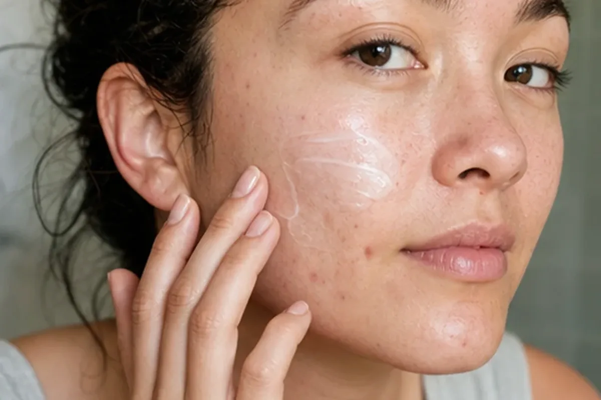 Redaktioneller Beauty-Moment zur Ausgangslage bei Hautbarriere-Pflege bei ersten Fältchen