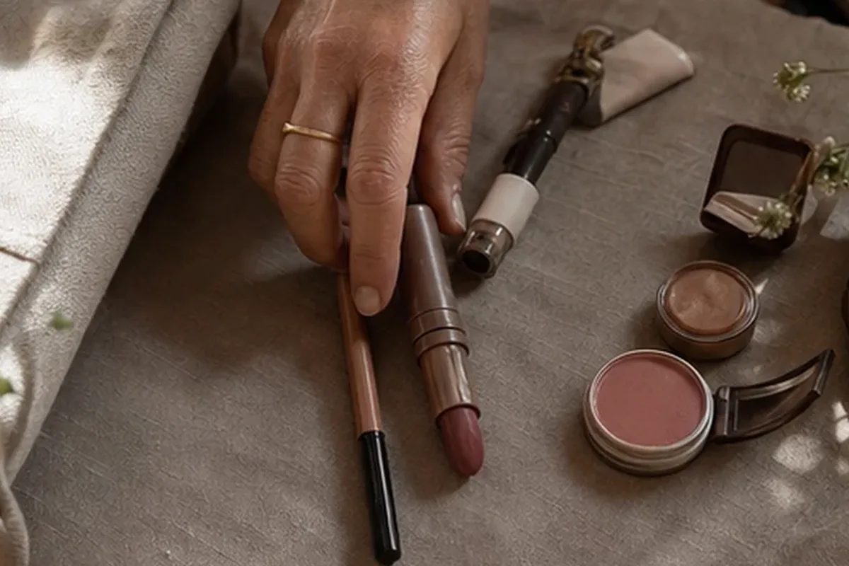 Redaktioneller Beauty-Moment zur Ausgangslage bei Foundation bei großen Poren
