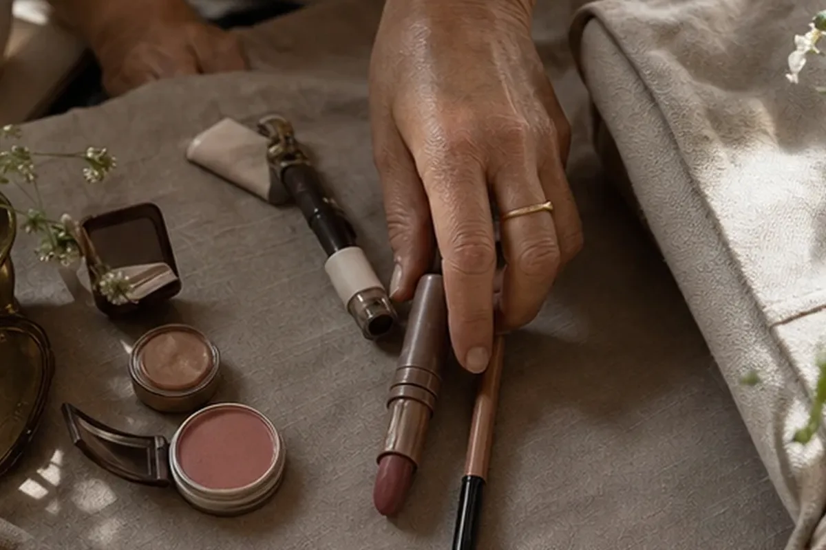 Authentische Beauty-Routine passend zum Thema Make-up-Pinsel bei Rötungen