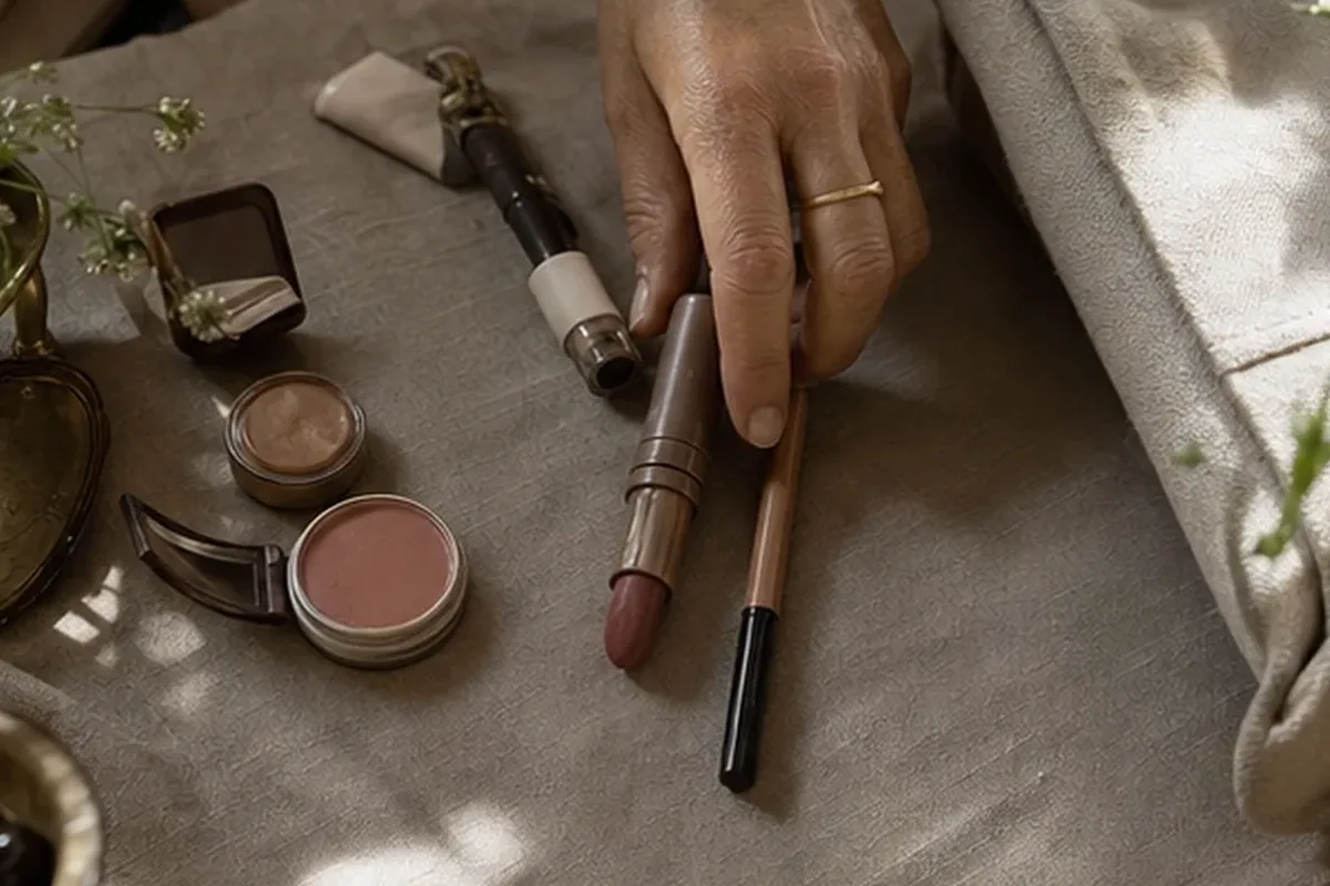 Authentischer Wohlfühlmoment passend zum Beauty-Thema Foundation bei großen Poren