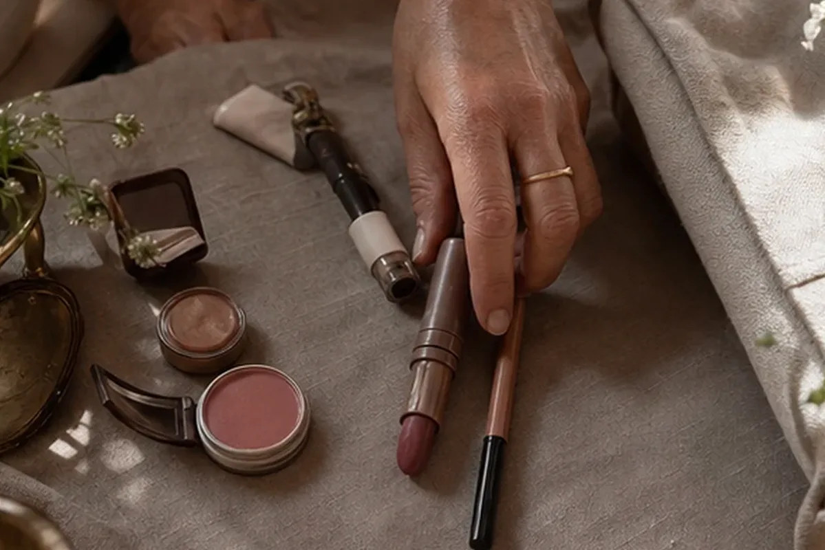 Emotionaler und authentischer Anwendungsmoment rund um Make-up