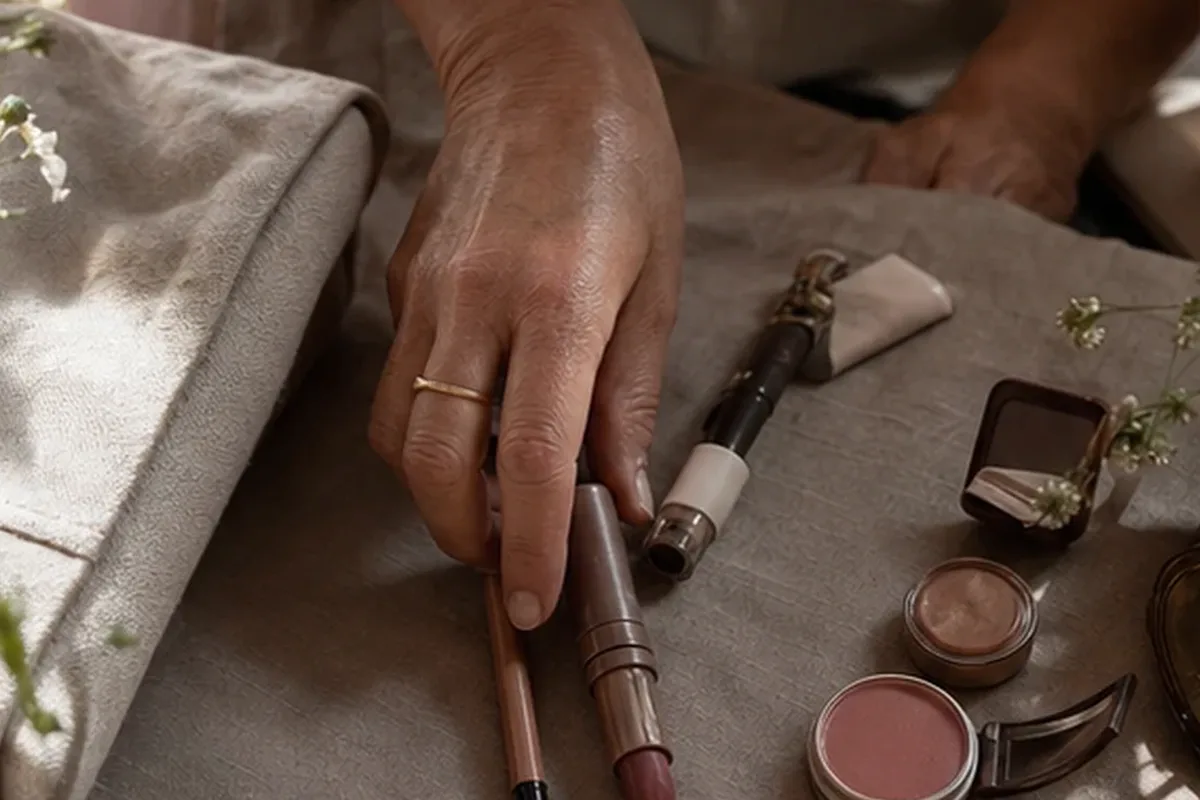 Authentische Beauty-Routine passend zum Thema Lidschatten für langen Halt