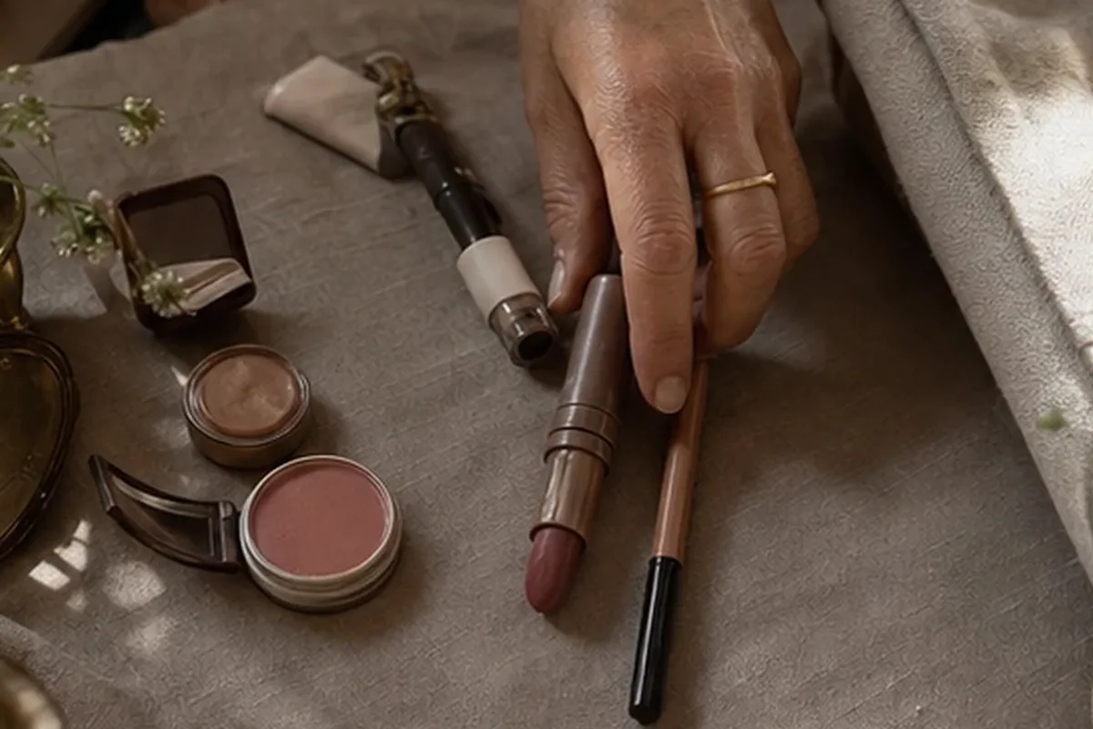 Authentische Beauty-Routine passend zum Thema Highlighter für empfindliche Haut