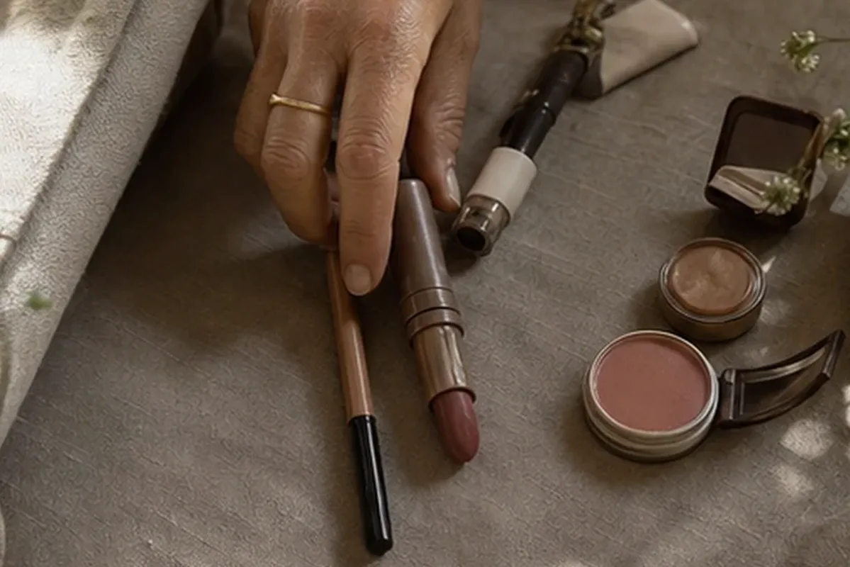 Authentische Beauty-Routine passend zum Thema Make-up-Pinsel für empfindliche Haut