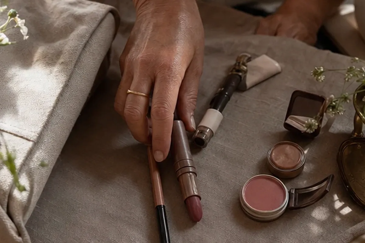 Redaktioneller Beauty-Moment zur Ausgangslage bei Rouge für empfindliche Haut