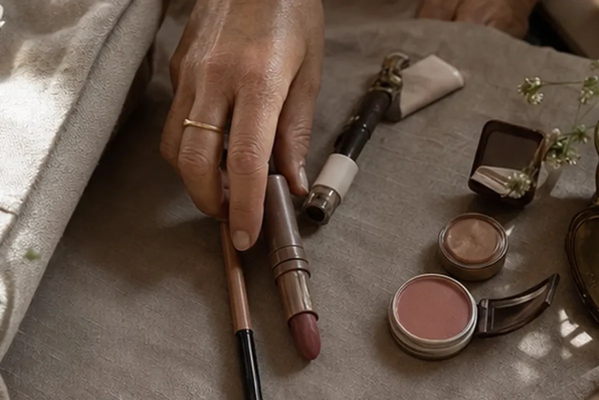 Authentischer Wohlfühlmoment passend zum Beauty-Thema Mascara für langen Halt