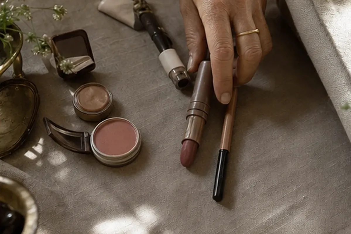 Authentische Beauty-Routine passend zum Thema Concealer für reife Haut