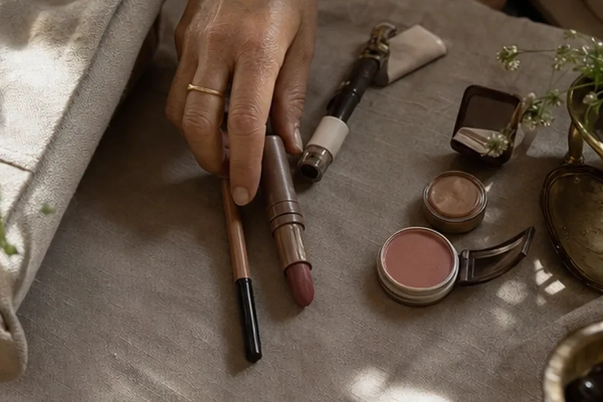 Hochwertige Beauty-Inszenierung zu Auswahlkriterien für Bronzer für reife Haut