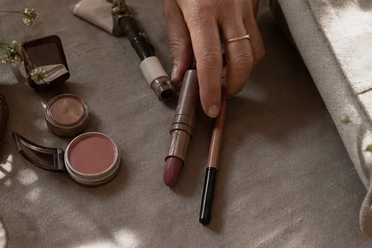 Authentische Beauty-Routine passend zum Thema Bronzer für reife Haut