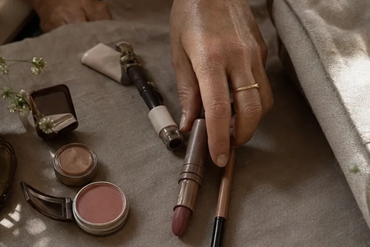 Authentische Beauty-Routine passend zum Thema Bronzer bei großen Poren