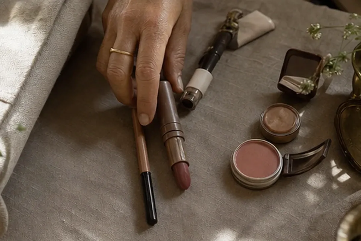 Authentischer Wohlfühlmoment passend zum Beauty-Thema Highlighter bei Rötungen