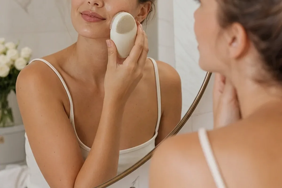 Authentische Beauty-Routine passend zum Thema Porenreiniger bei kleinem Budget