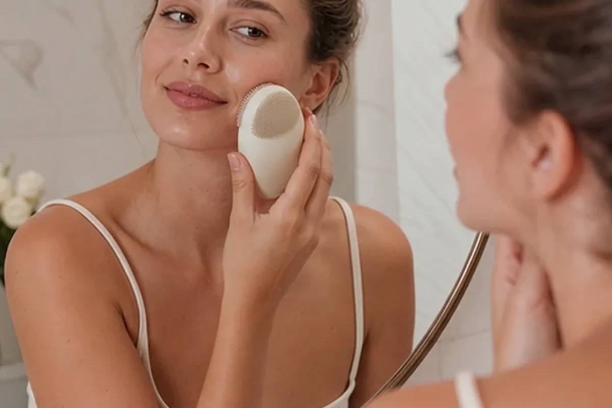 Authentische Beauty-Routine passend zum Thema Kosmetikspiegel für Anfänger