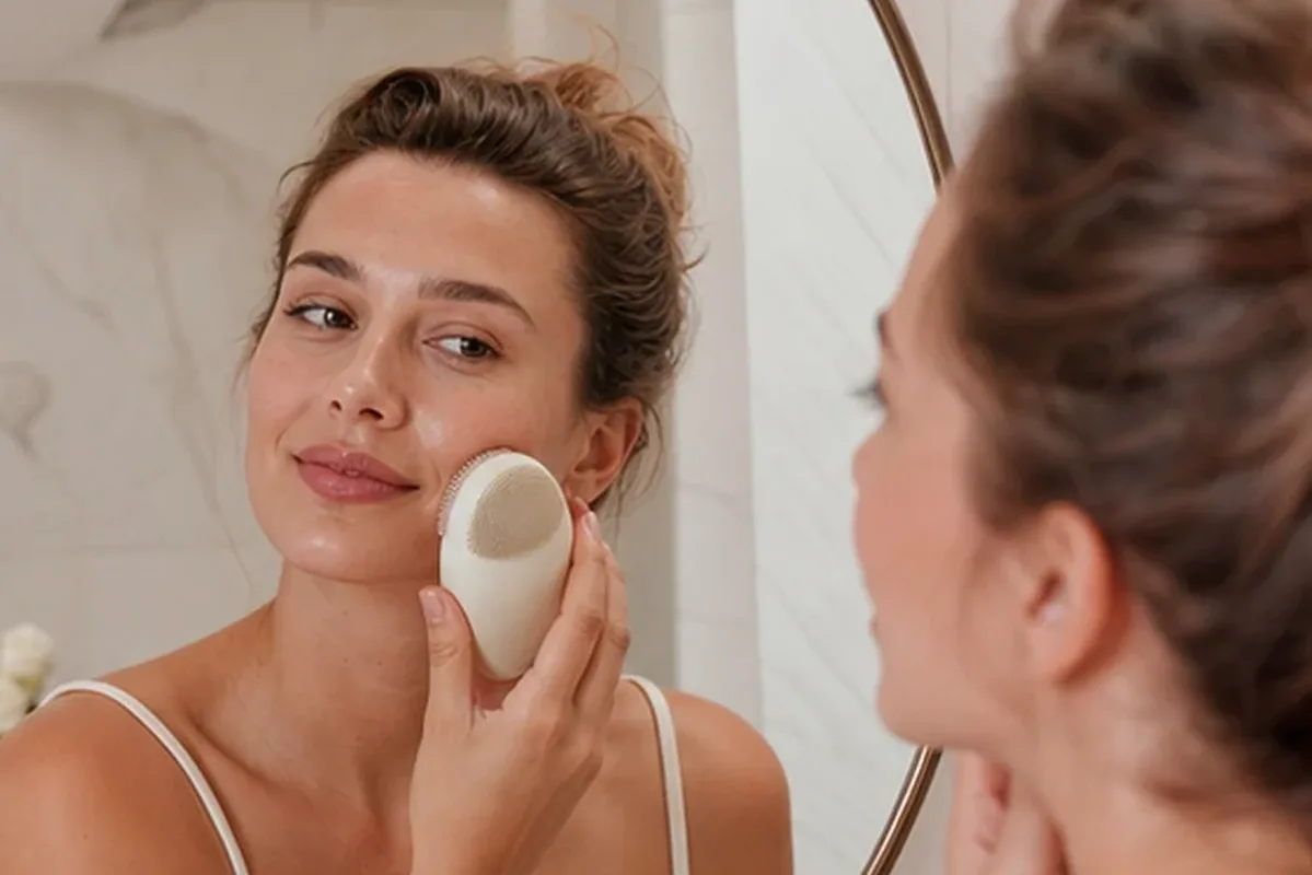 Hochwertige Beauty-Inszenierung zu Auswahlkriterien für Körperanalysewaage bei kleinem Budget