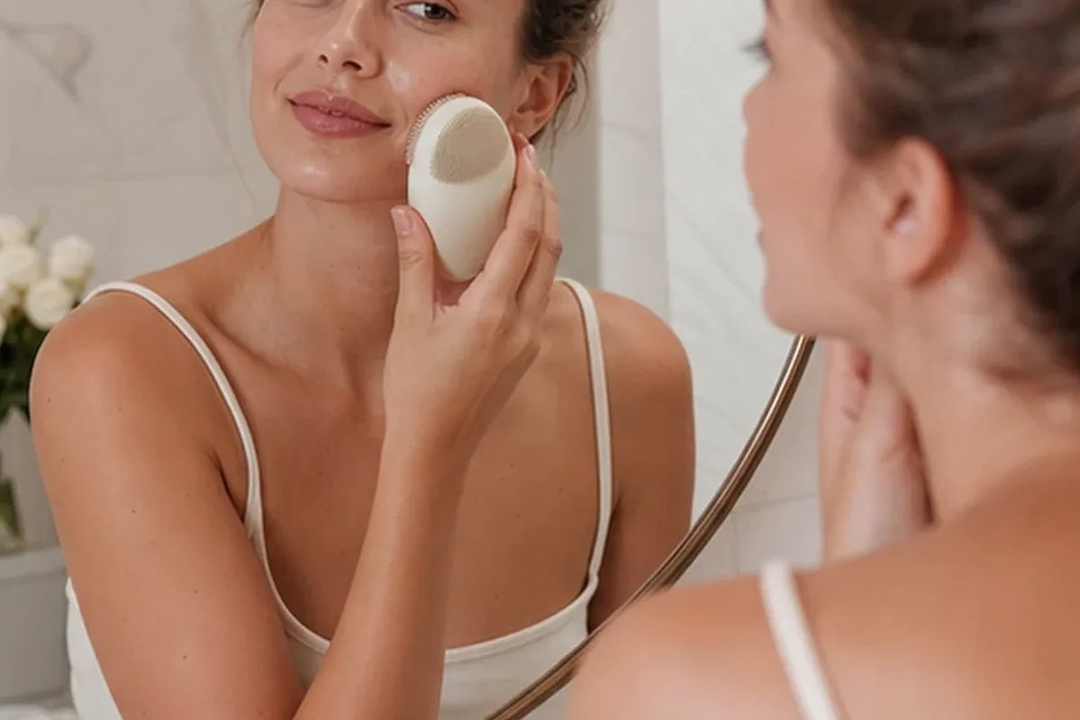 Authentische Beauty-Routine passend zum Thema Lockenstab bei kleinem Budget