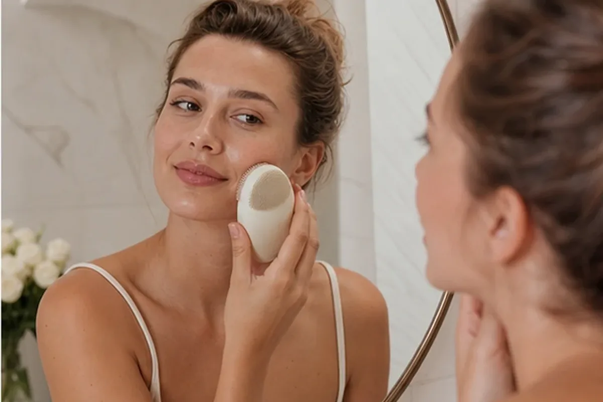 Authentische Beauty-Routine passend zum Thema Anti-Aging-Routine für unreine Haut
