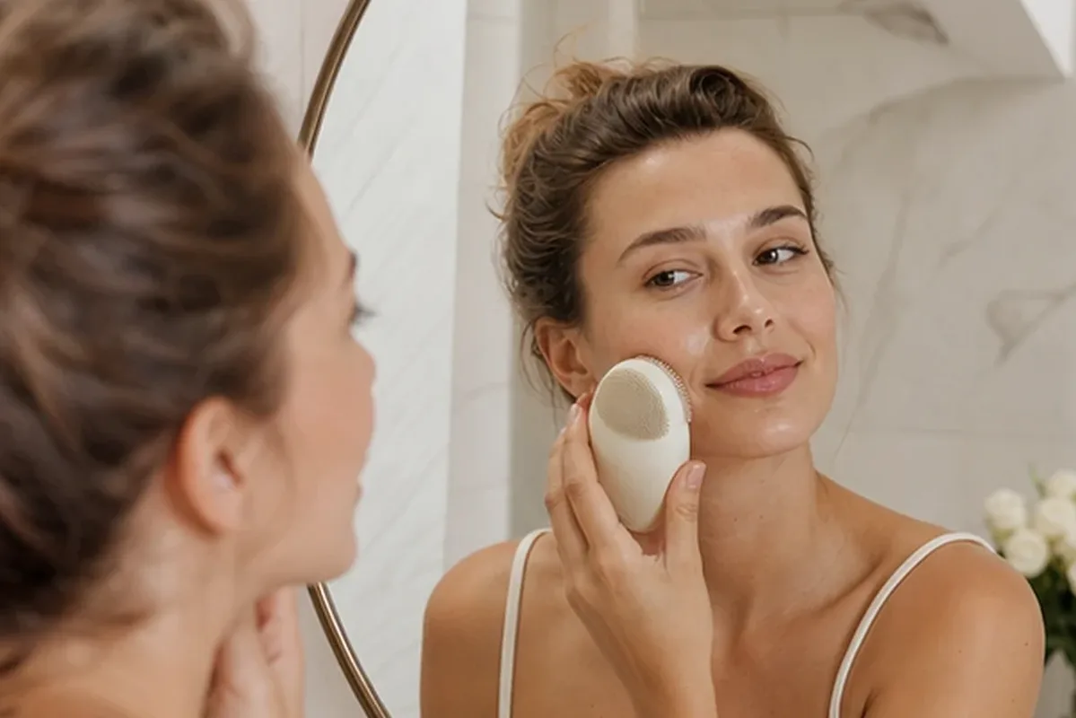 Authentische Beauty-Routine passend zum Thema Lockenstab für Reisen