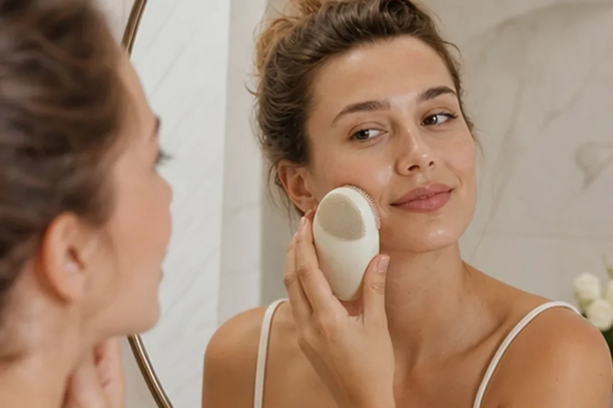 Authentische Beauty-Routine passend zum Thema Hautbarriere-Pflege bei Rötungen