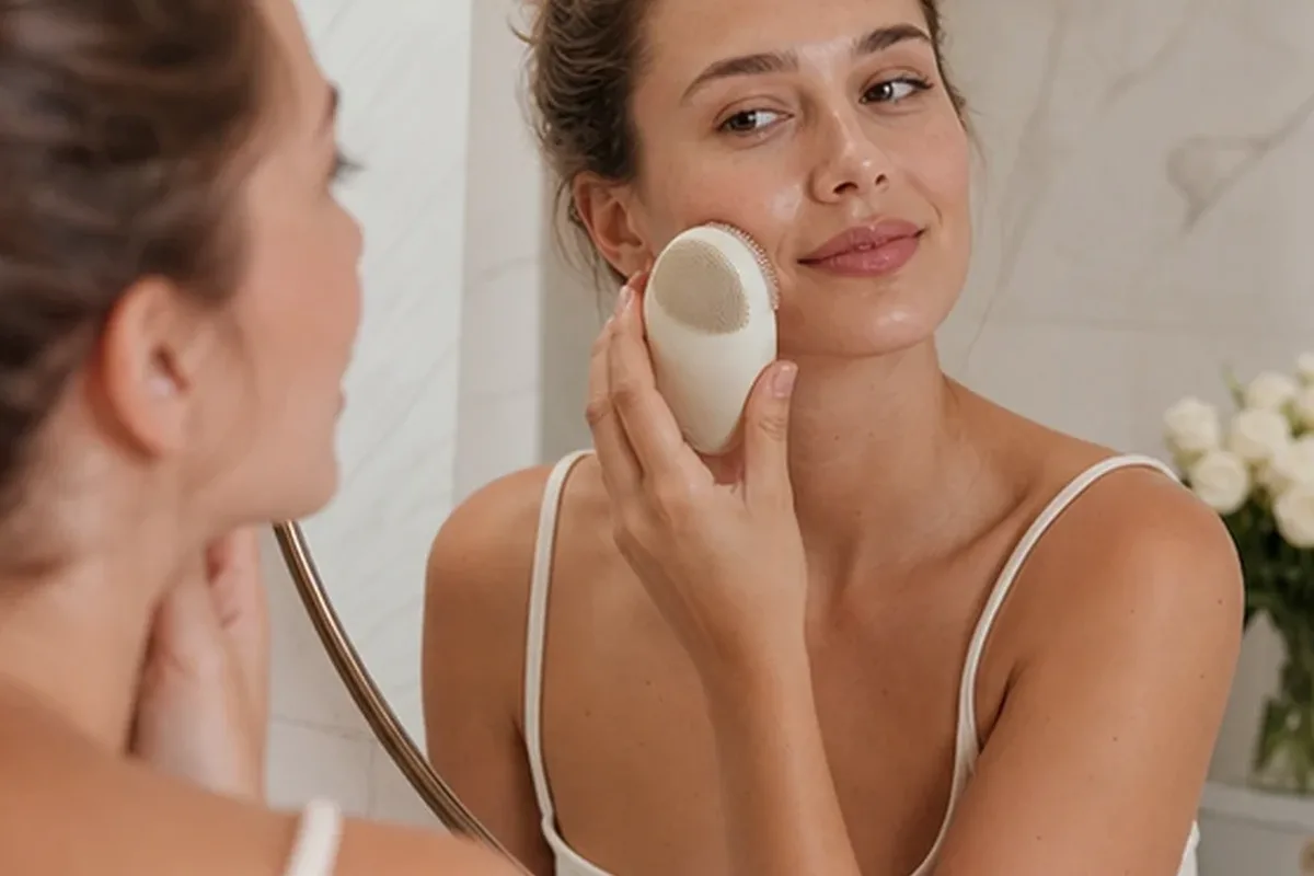 Authentischer Wohlfühlmoment passend zum Beauty-Thema Pediküre-Gerät bei wenig Zeit
