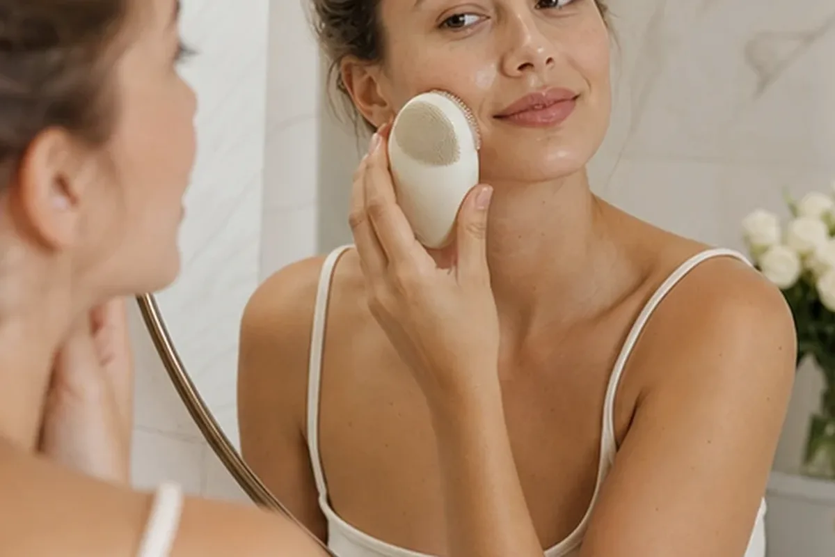 Authentische Beauty-Routine passend zum Thema Mizellenwasser für unreine Haut