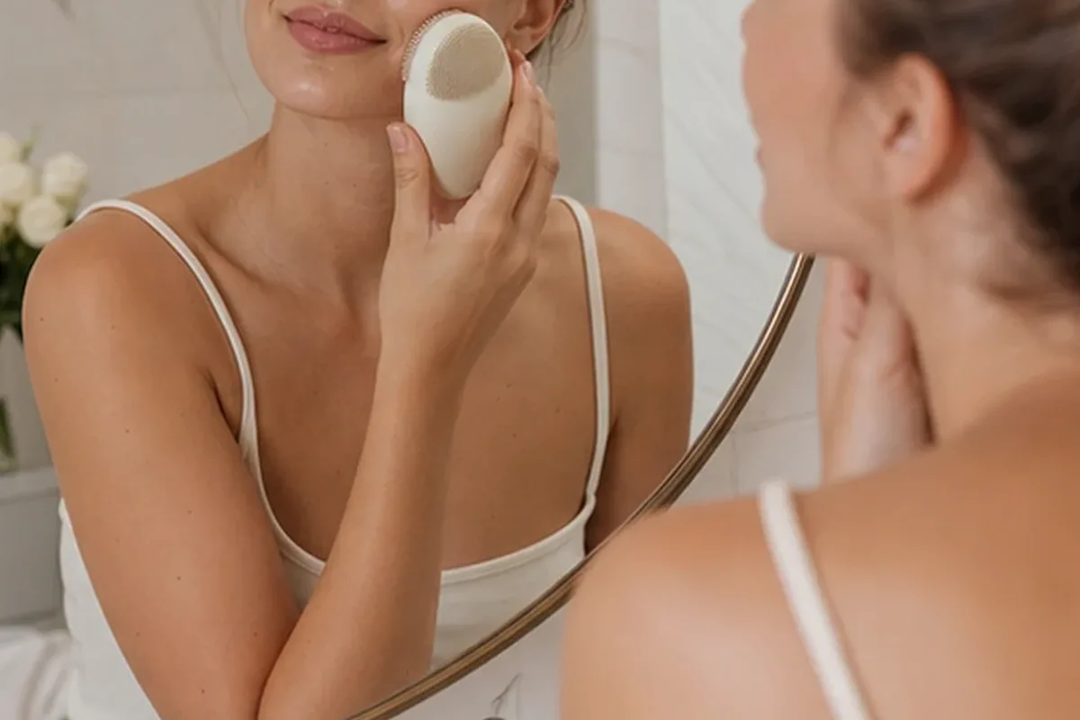 Authentischer Wohlfühlmoment passend zum Beauty-Thema Pediküre-Gerät für Anfänger