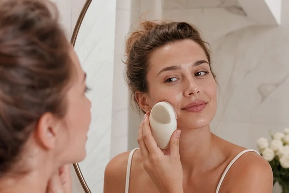 Emotionaler und authentischer Anwendungsmoment rund um Retinol