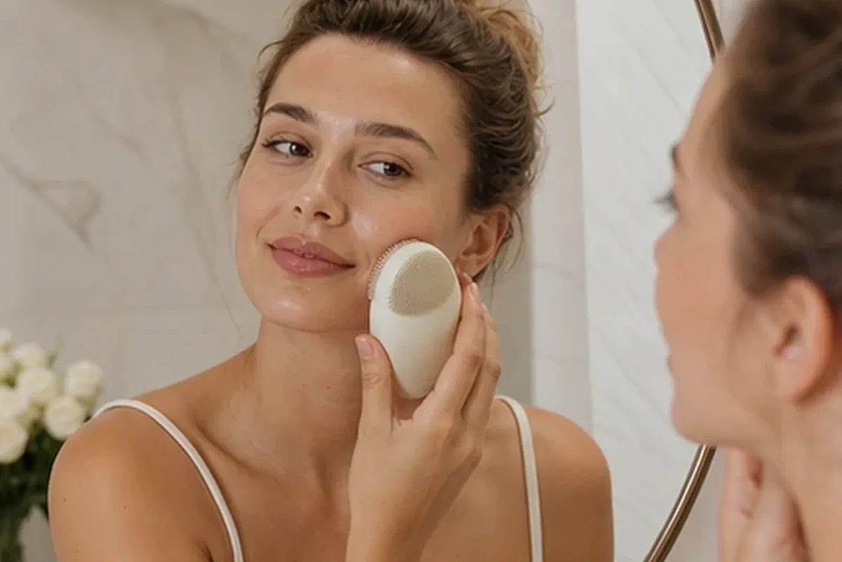 Redaktioneller Beauty-Moment zur Ausgangslage bei Munddusche für empfindliche Haut