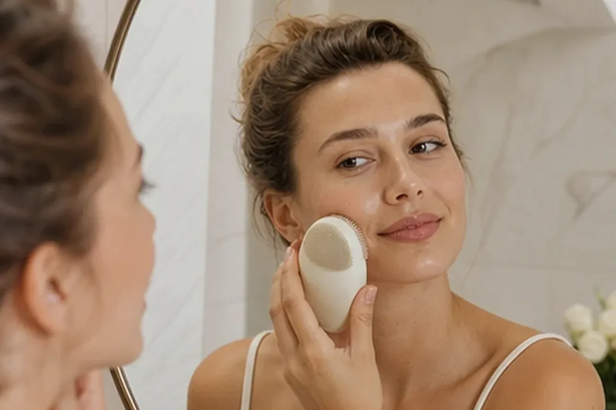 Authentische Beauty-Routine passend zum Thema Reinigungsöl für unreine Haut