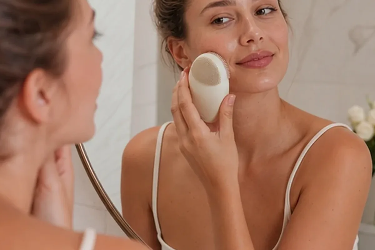 Authentische Beauty-Routine passend zum Thema Gesichtswasser bei Pigmentflecken