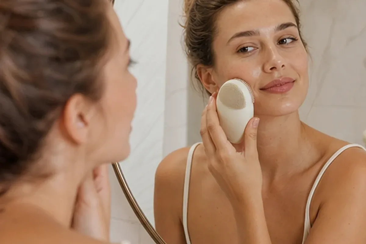 Emotionaler und authentischer Anwendungsmoment rund um Chemisches Peeling für unreine Haut