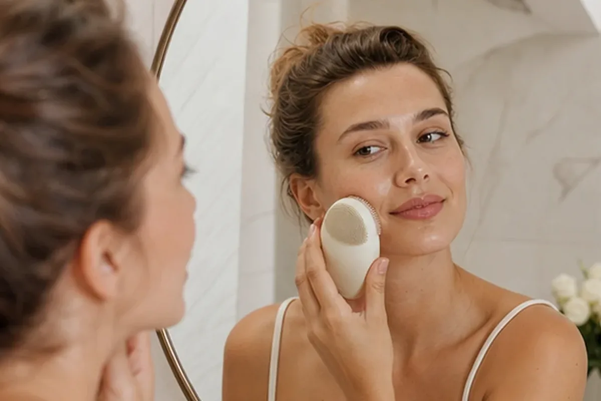 Authentische Beauty-Routine passend zum Thema Impressum