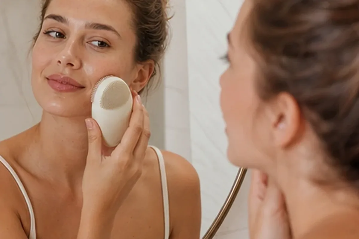 Redaktioneller Beauty-Moment zur Ausgangslage bei Retinol-Serum für unreine Haut