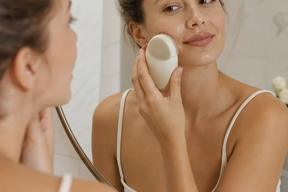 Authentische Beauty-Routine passend zum Thema Gesichtssauna für Anfänger