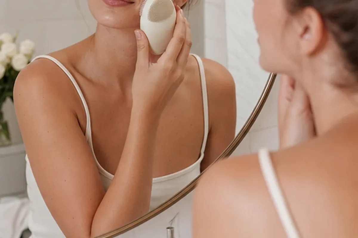 Hochwertige Beauty-Inszenierung zu Auswahlkriterien für Augenpflege bei Pigmentflecken
