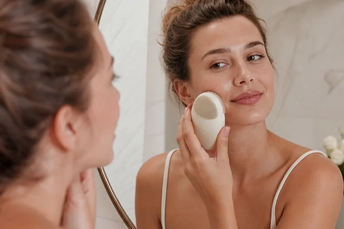 Redaktionelle Detailaufnahme zur Orientierung bei Munddusche für Anfänger