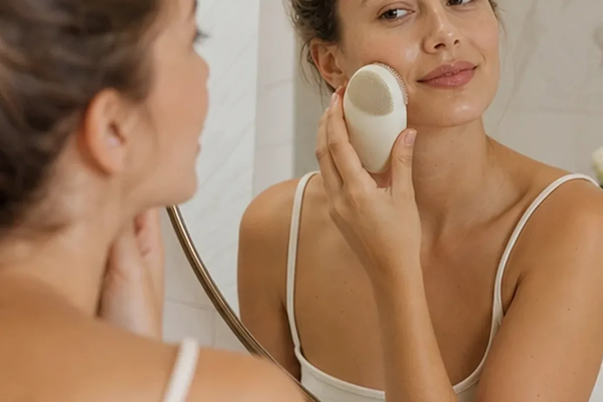 Emotionaler und authentischer Anwendungsmoment rund um Retinol-Serum bei Pigmentflecken