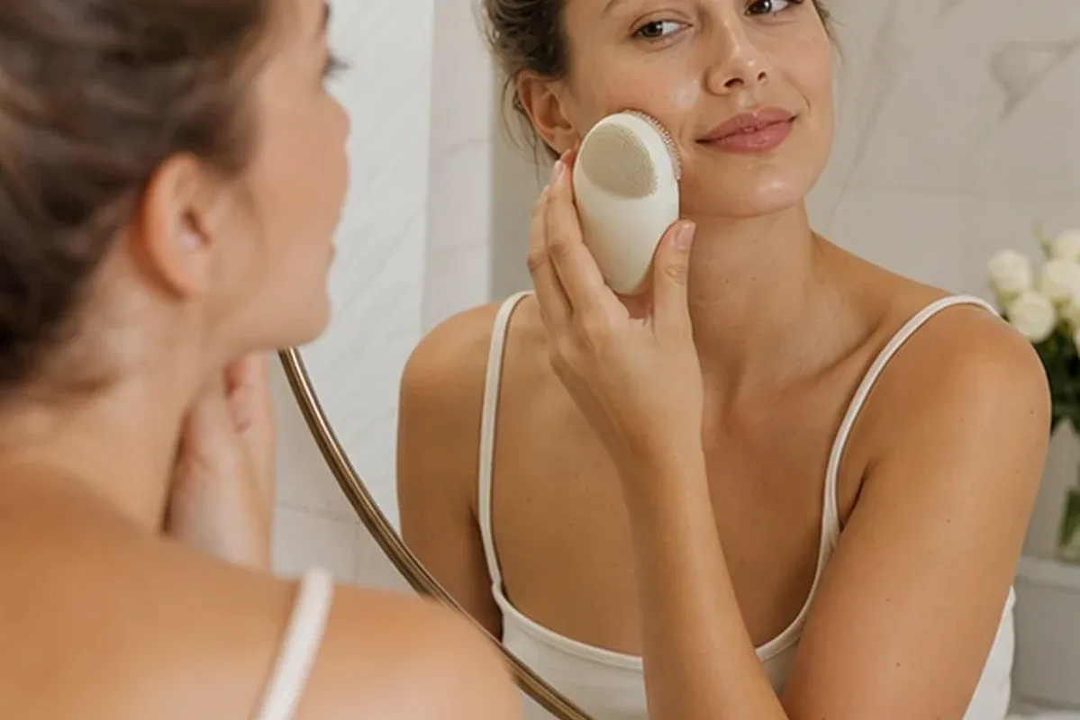 Redaktioneller Beauty-Moment zur Ausgangslage bei Hyaluron-Serum für empfindliche Haut