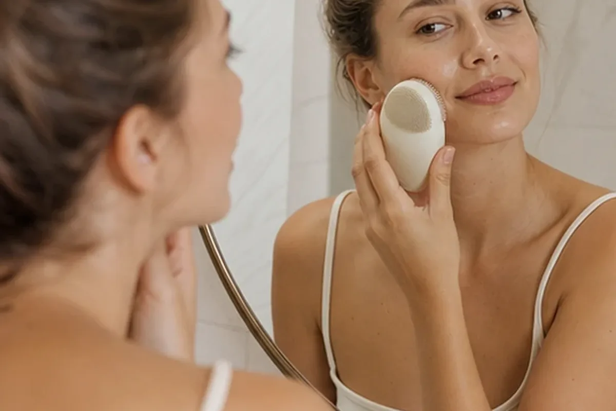 Hochwertige Beauty-Inszenierung zu Auswahlkriterien für Kosmetikspiegel mit Premium-Anspruch